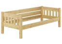 ERST-HOLZ Massivholzbett Futonbett Kiefer 90x200 cm farblos lackiert Bild 3