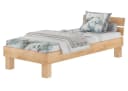 ERST-HOLZ Massivholzbett Buche 100x200 cm - Farblos Lackiert Bild 2