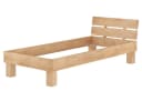 ERST-HOLZ Massivholzbett Buche 100x200 cm - Farblos Lackiert Bild 3
