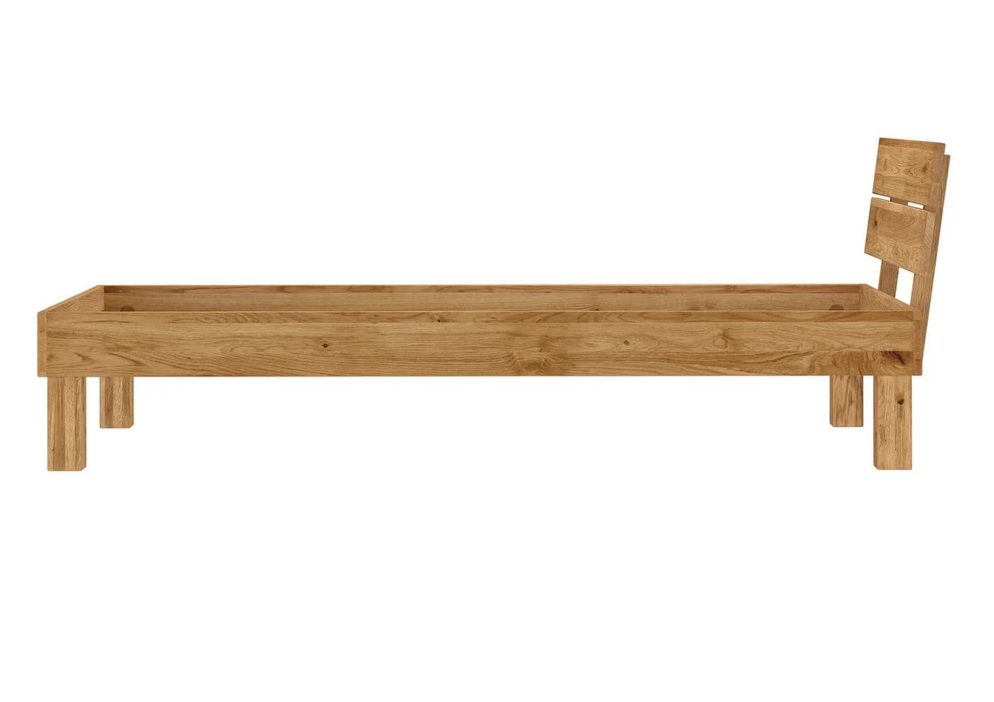 ERST-HOLZ Massivholzbett Eiche Massiv 100x200 cm - Bild 5