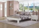 ERST-HOLZ Doppelbett Massivholz Buche Waschweiß 140x220 cm Bild 1