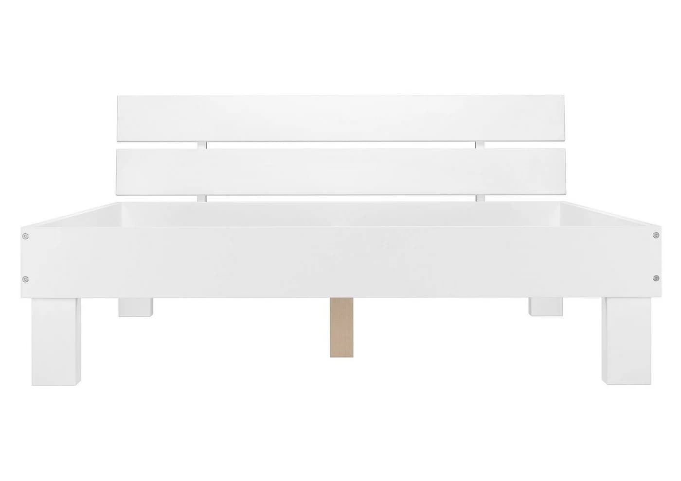 ERST-HOLZ Doppelbett Massivholz Buche Waschweiß 140x220 cm - Bild 5