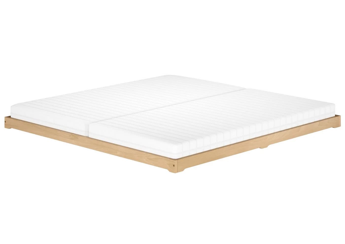 ERST-HOLZ Futonbett Buche Massiv 200x200 cm Bodenbett - Bild 2