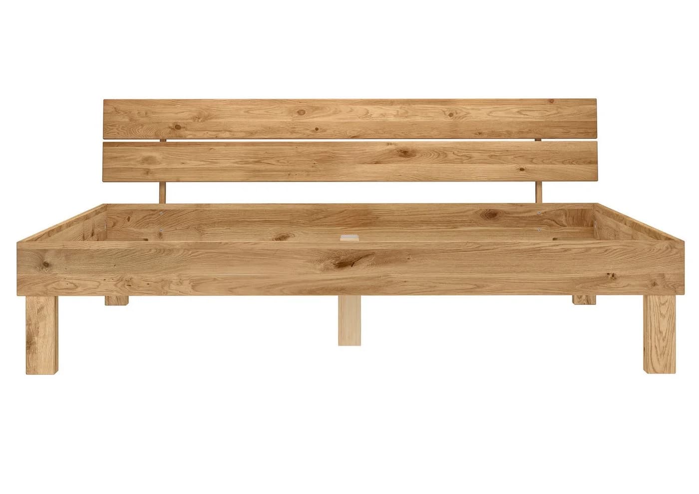 ERST-HOLZ Massivholzbett Kingsize Eiche geölt 200x200 cm - Bild 5