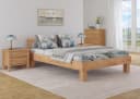 ERST-HOLZ Doppelbett Buche massiv 140x220 cm Überlänge Bild 1