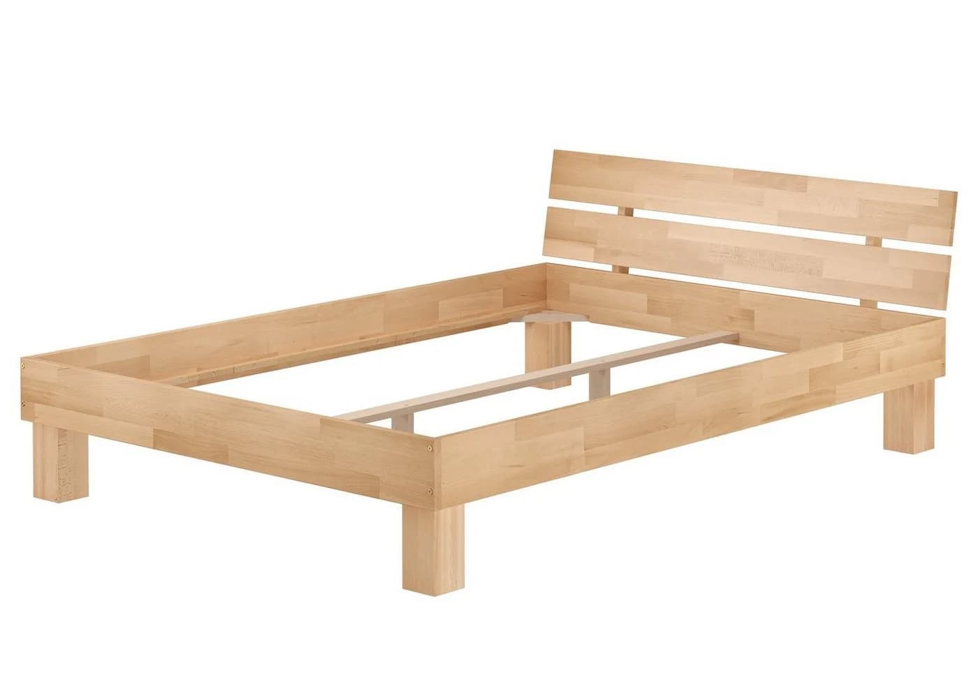 ERST-HOLZ Doppelbett Buche massiv 140x220 cm Überlänge - Bild 3