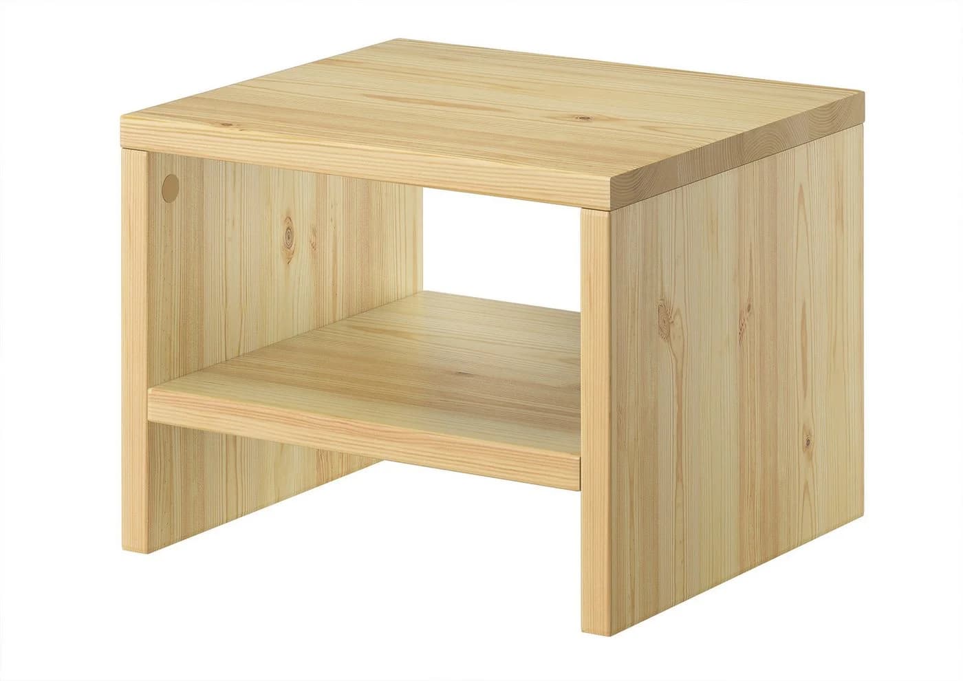 ERST-HOLZ Nachttisch Kiefer Massiv Modern Kubisch - Bild 2
