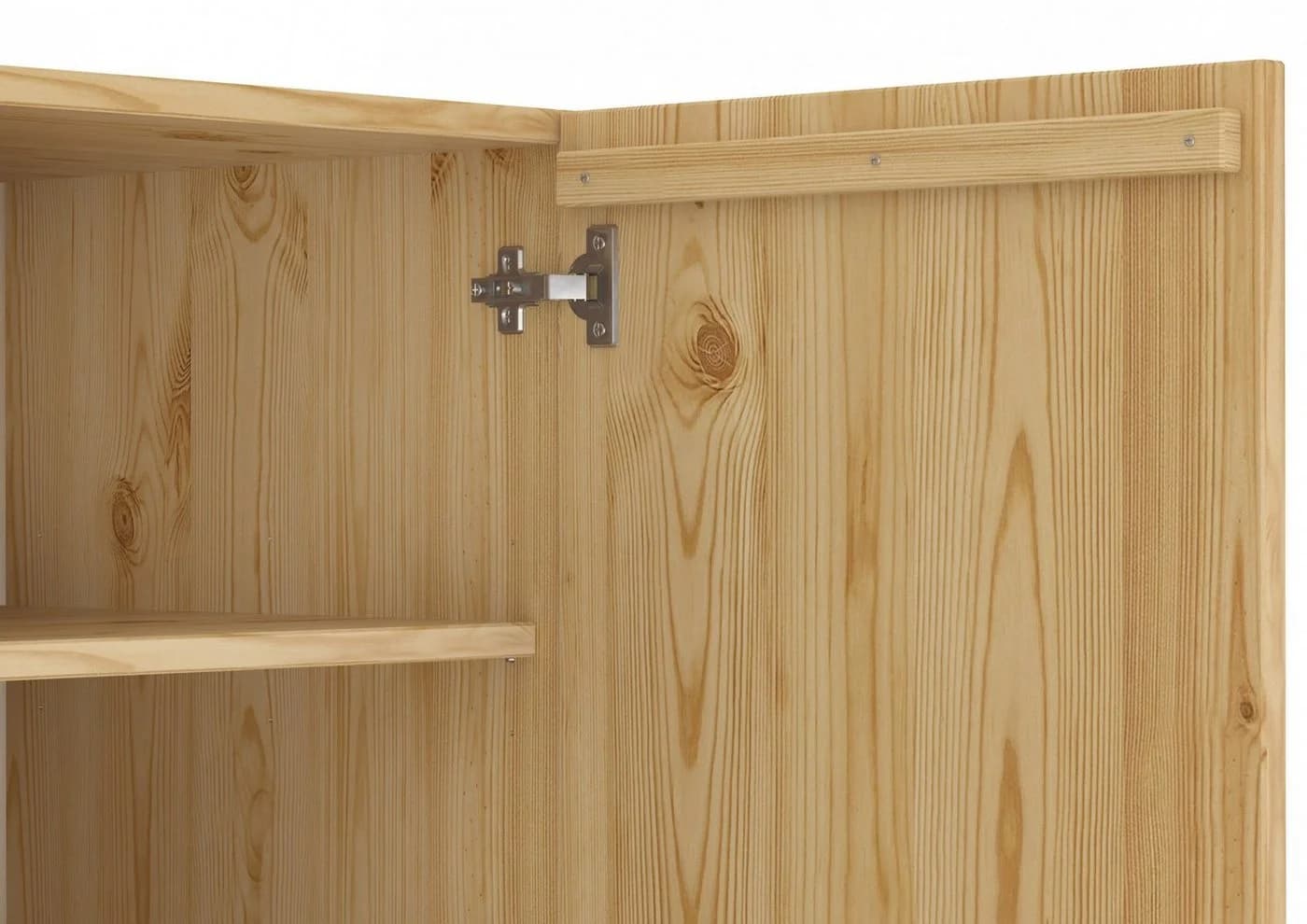 ERST-HOLZ Spind Holzschrank Kiefer Massiv mit 6 Fächern - Bild 3
