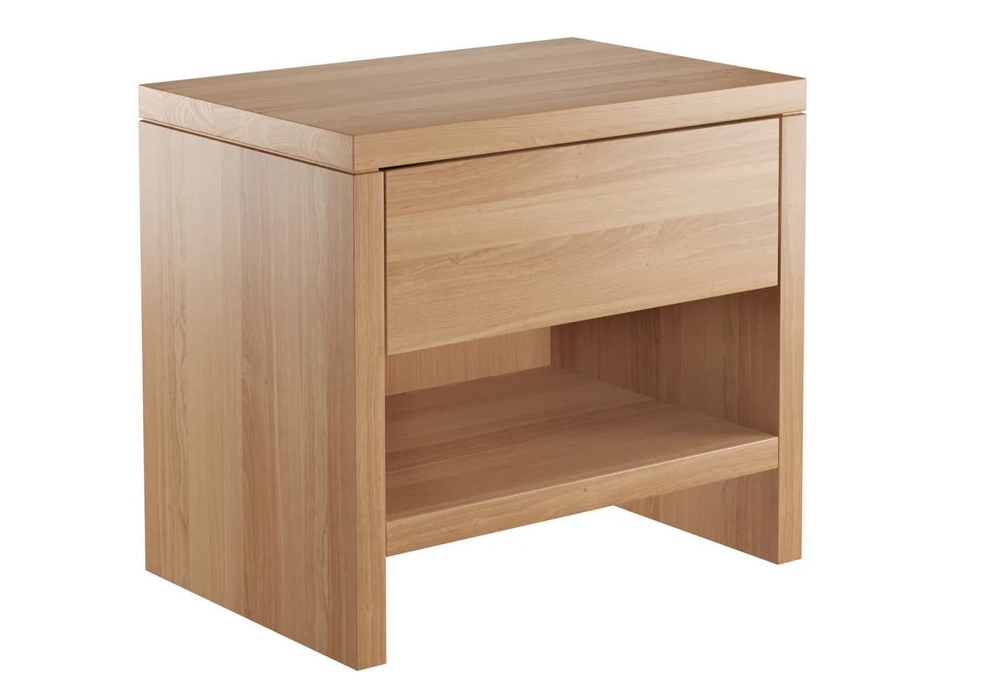ERST-HOLZ Nachtkommode Massivholz Buche mit Schublade - Bild 2