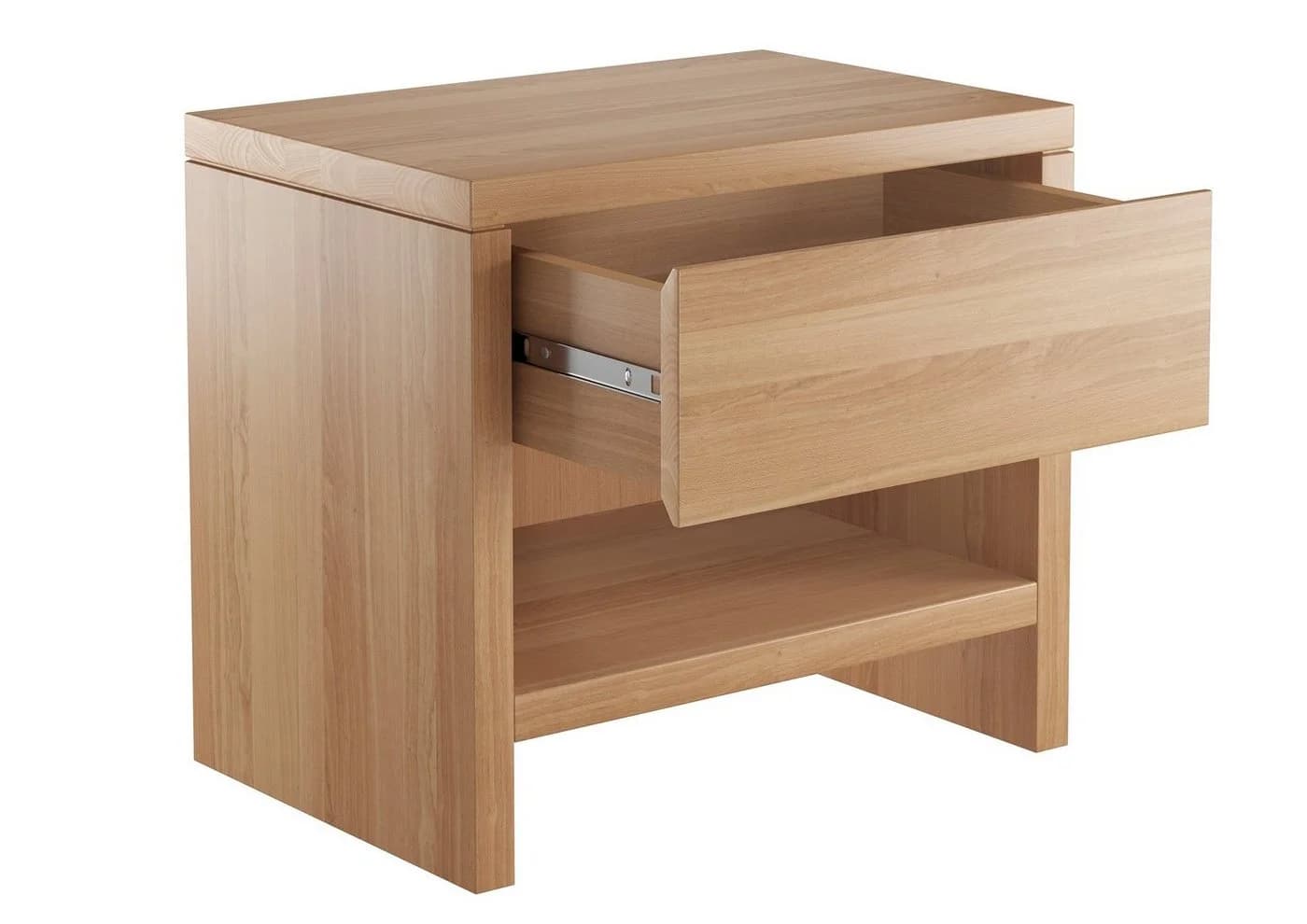 ERST-HOLZ Nachtkommode Massivholz Buche mit Schublade - Bild 3