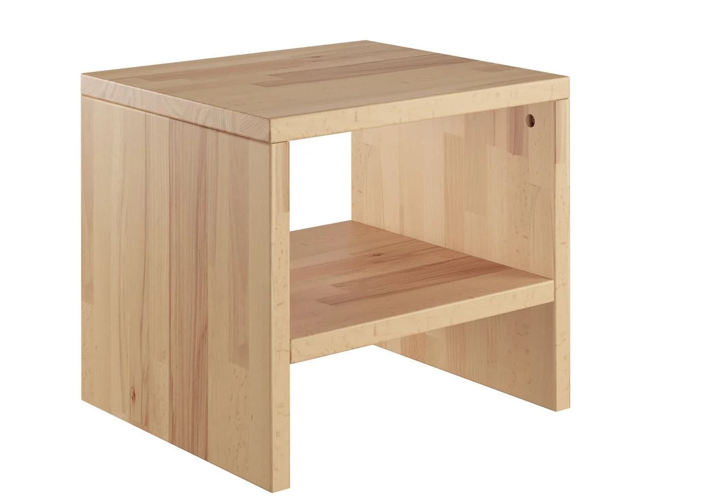 ERST-HOLZ Nachttisch Buche Massivholz Nachtkästchen Beistelltisch - Bild 2