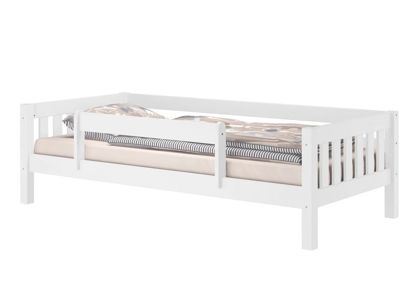 ERST-HOLZ Bettschutzgitter Massivholz Kiefer Weiß Kindersicherung - Bild 3