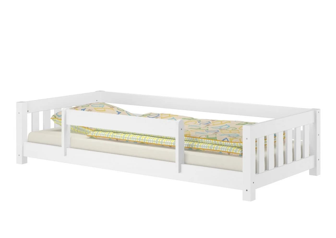 ERST-HOLZ Bettschutzgitter Massivholz Kiefer Weiß Kindersicherung - Bild 4