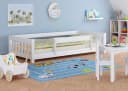 ERST-HOLZ Bettschutzgitter Massivholz Kiefer Weiß Kindersicherung Bild 5
