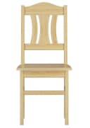 ERST-HOLZ Massivholzstuhl Kiefer Landhausstil Transparent Lackiert Bild 5