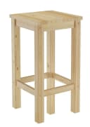 ERST-HOLZ Barhocker Kiefer Massivholz Tresenhocker 60/80 cm Bild 2