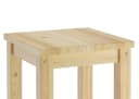 ERST-HOLZ Barhocker Kiefer Massivholz Tresenhocker 60/80 cm Bild 5