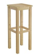 ERST-HOLZ Barhocker Massivholz Kiefer Natur 60/80 cm Bild 1