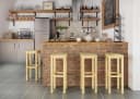 ERST-HOLZ Barhocker Massivholz Kiefer Natur 60/80 cm Bild 3