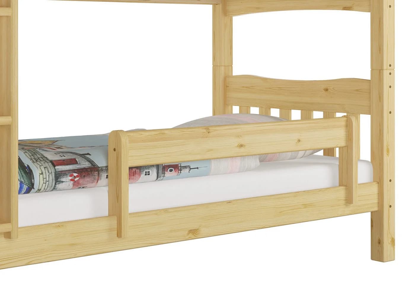 ERST-HOLZ Bettschutzgitter Kiefer Massivholz Rausfallschutz - Bild 5