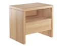 ERST-HOLZ Nachttisch Buche massiv mit Schublade farblos lackiert Bild 2