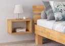 ERST-HOLZ Wandregal Buche massiv schwebend lackiert Bild 1