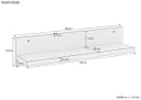 ERST-HOLZ Wandregal Buche massiv Klarlack L-Design Bild 4
