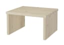 ERST-HOLZ Nachttisch Niedrig aus Massiv-Fichte Metallfrei Beige Bild 2