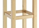 ERST-HOLZ Barhocker Kiefer massiv gepolstert Navy-Blau Bild 5