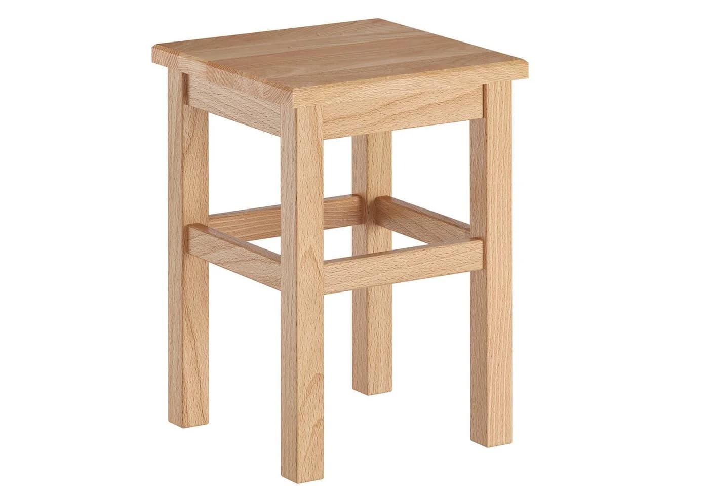ERST-HOLZ Arbeitshocker Massiver Hocker Sitzhocker Buche Natur - Bild 2