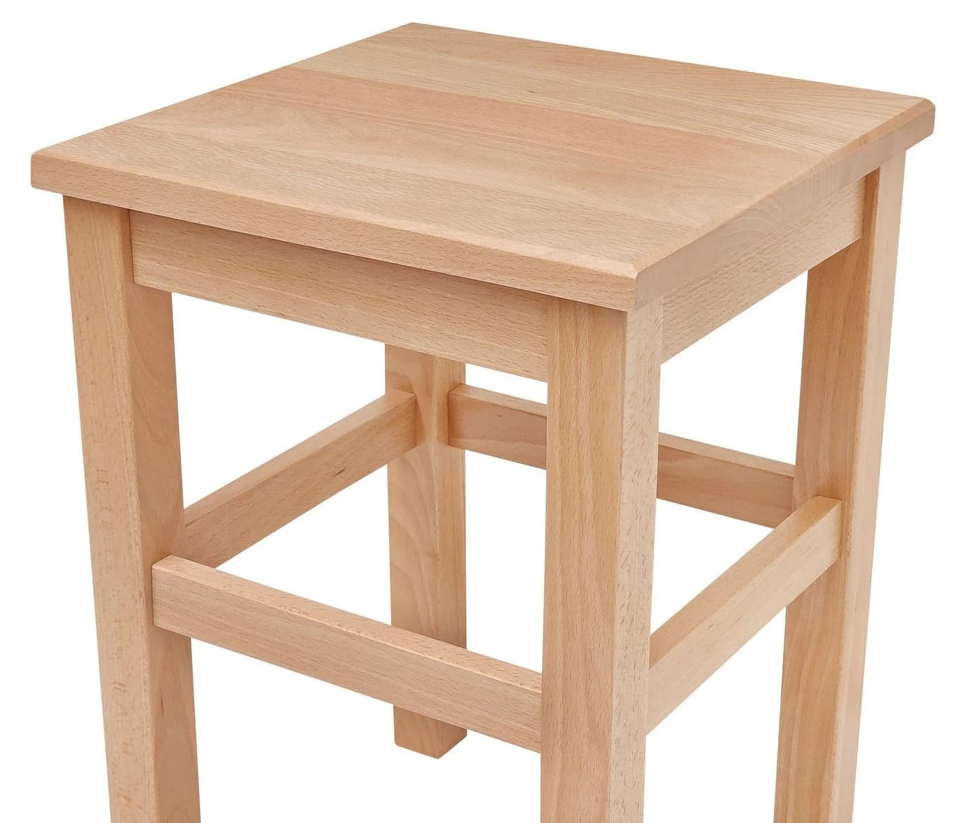 ERST-HOLZ Arbeitshocker Massiver Hocker Sitzhocker Buche Natur - Bild 4