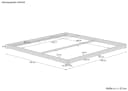ERST-HOLZ Futonbett Bodenbett Buche Massiv 200x200 cm Lackiert Bild 3