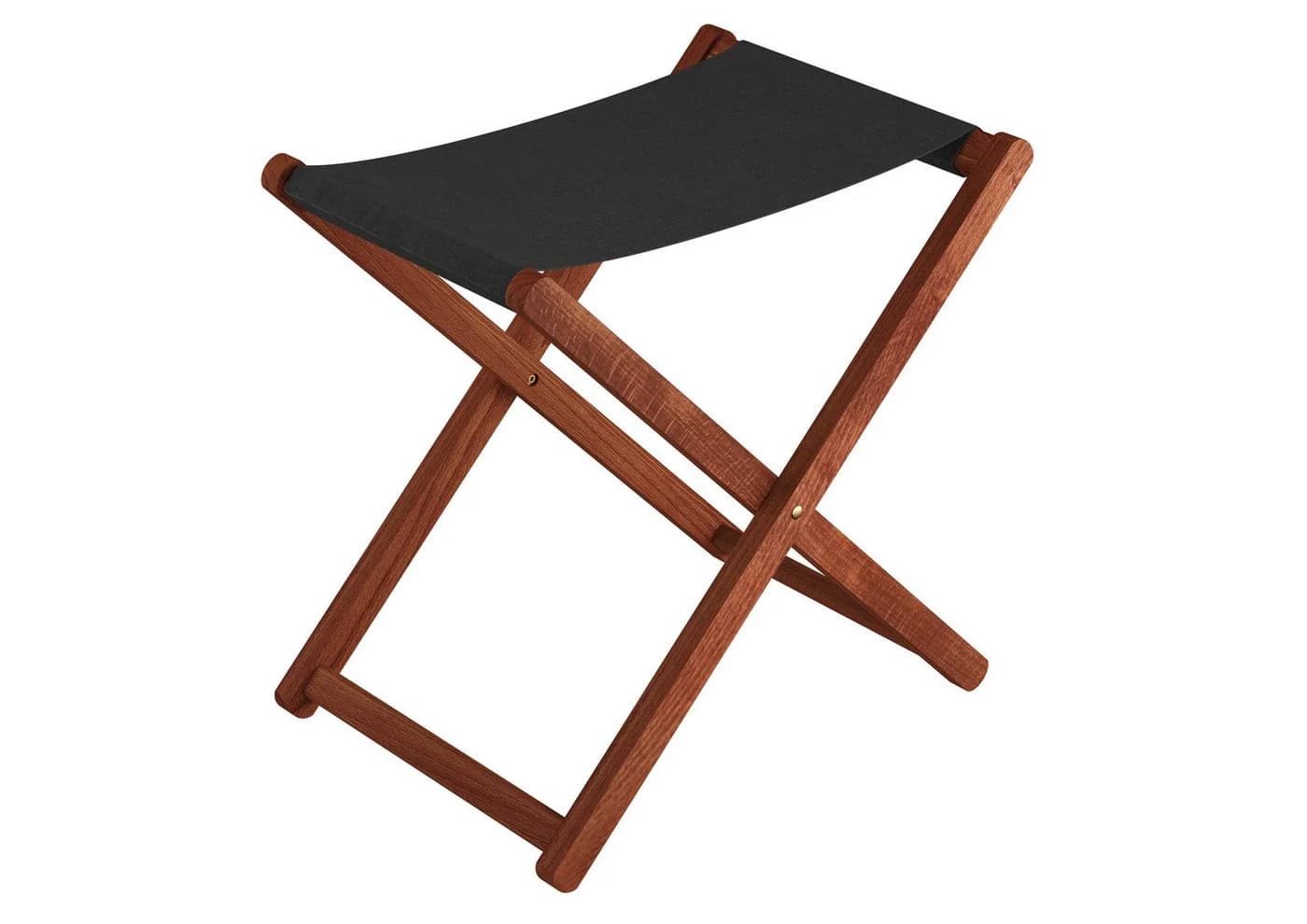 ERST-HOLZ Klappbarer Holz-Campinghocker XL mit normaler Sitzhöhe - Bild 2