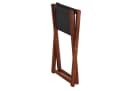 ERST-HOLZ Klappbarer Holz-Campinghocker XL mit normaler Sitzhöhe Bild 4