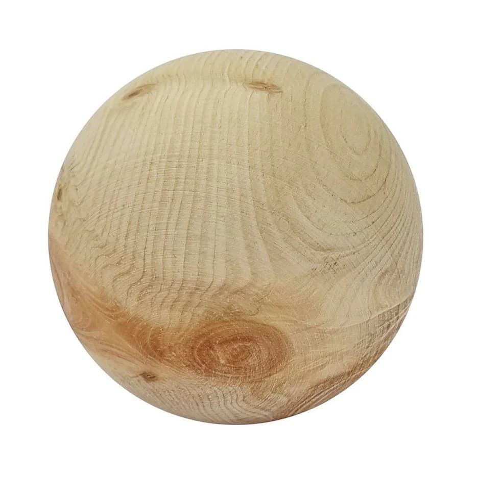 ERST-HOLZ Zirbenkugel Dekoobjekt aus Zirbenholz