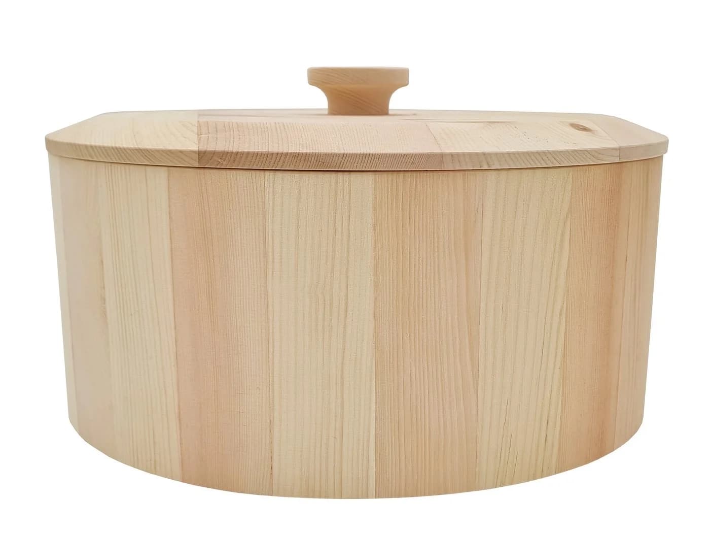 ERST-HOLZ Zirbenbrottopf mit Deckel und Einlage - Bild 2