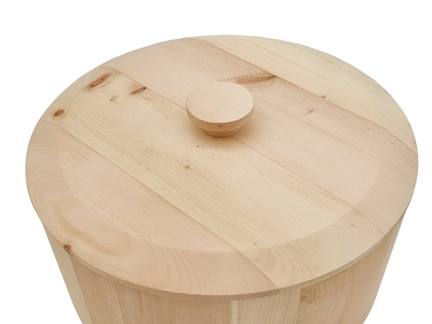 ERST-HOLZ Zirbenbrottopf mit Deckel und Einlage - Bild 4