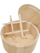 ERST-HOLZ Zirbenbrottopf mit Deckel und Einlage Bild 5
