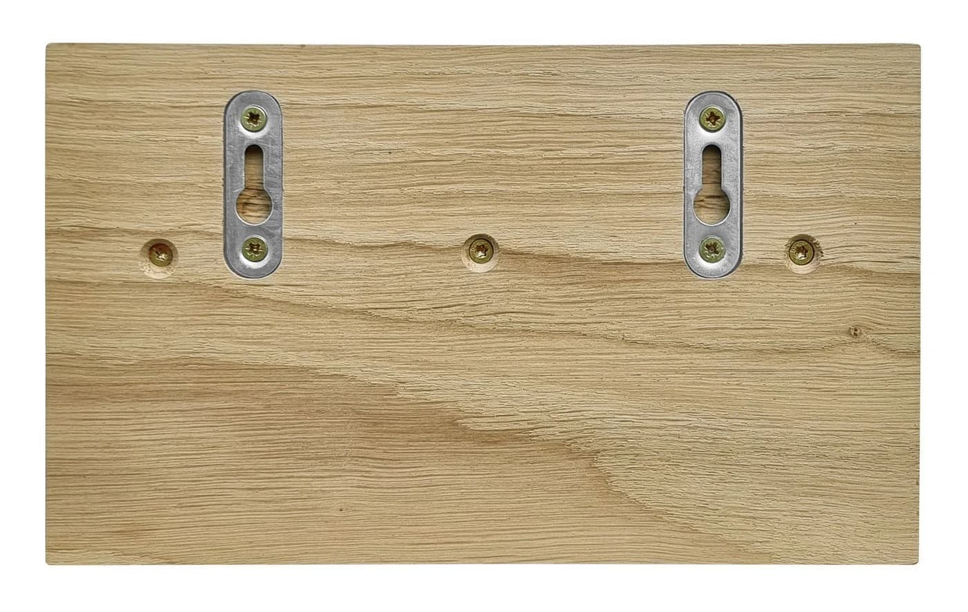 ERST-HOLZ Schlüsselleiste Eiche mit Ablage & schwarzen Haken - Bild 5