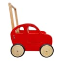 ERST-HOLZ Puppenwagen Lauflernwagen Rotes Auto Bild 2