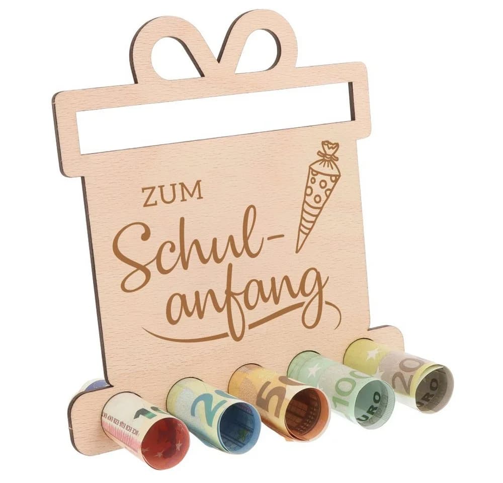 Spruchreif® Spardose Originelles Geldgeschenk Holz