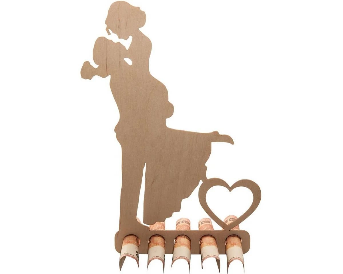 Spruchreif® Holzaufsteller Geldgeschenk Hochzeit FSC-zertifiziert - Bild 2