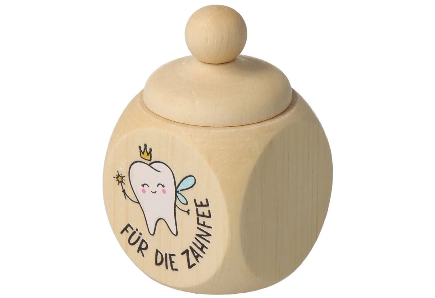 Spruchreif® Zahndose aus Holz mit Schraubdeckel - Bild 4