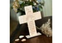 Spruchreif® Holzkreuz mit Gravur Geschenk zur Konfirmation, Kommunion & Taufe Bild 1