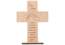 Spruchreif® Holzkreuz mit Gravur Geschenk zur Konfirmation, Kommunion & Taufe Bild 2