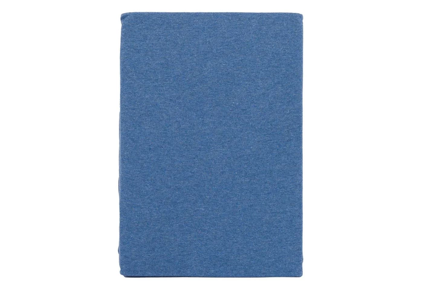 Ravensberger Matratzen Spannbettlaken Premium Jersey Melange Blau