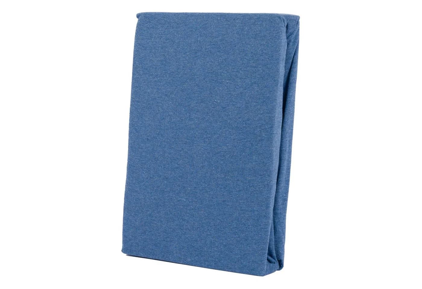 Ravensberger Matratzen Spannbettlaken Premium Jersey Melange Blau - Bild 2