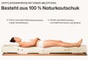 Ravensberger Matratze Latexmatratze H3 80x200 cm Naturkautschuk Bild 4