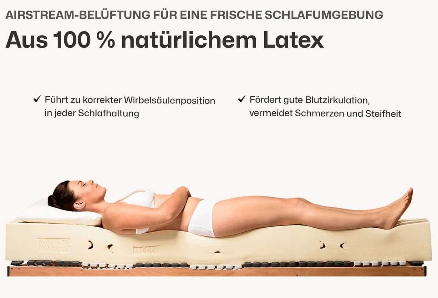 Ravensberger ERGO-NATURA 100 Latexmatratze H2 80x200 cm - Bild 4