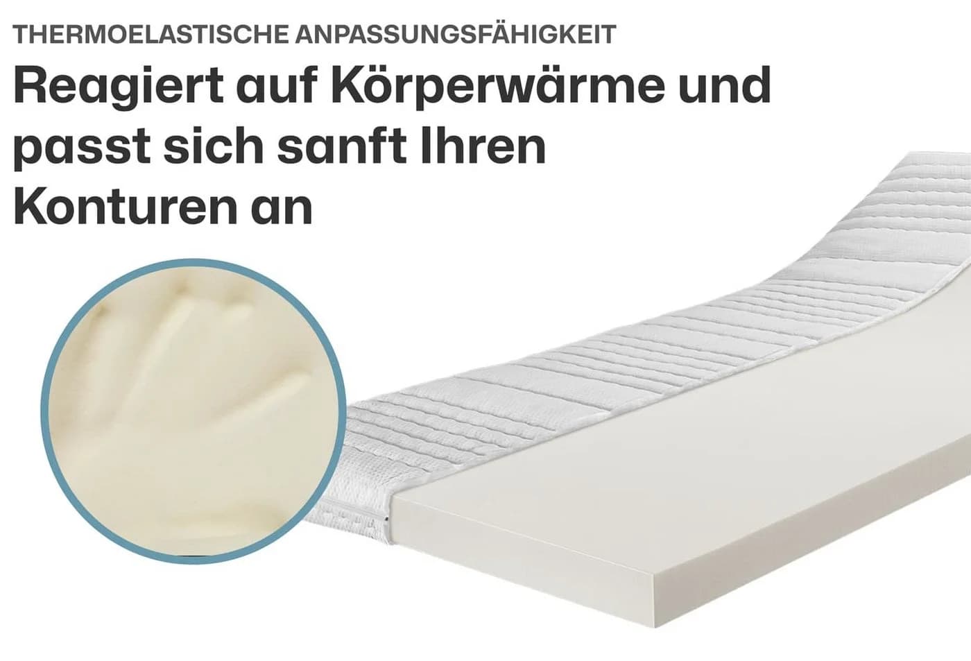 Ravensberger Matratzen Viscotopper Thermo-LUX H2/3 80x200 cm - Bild 4